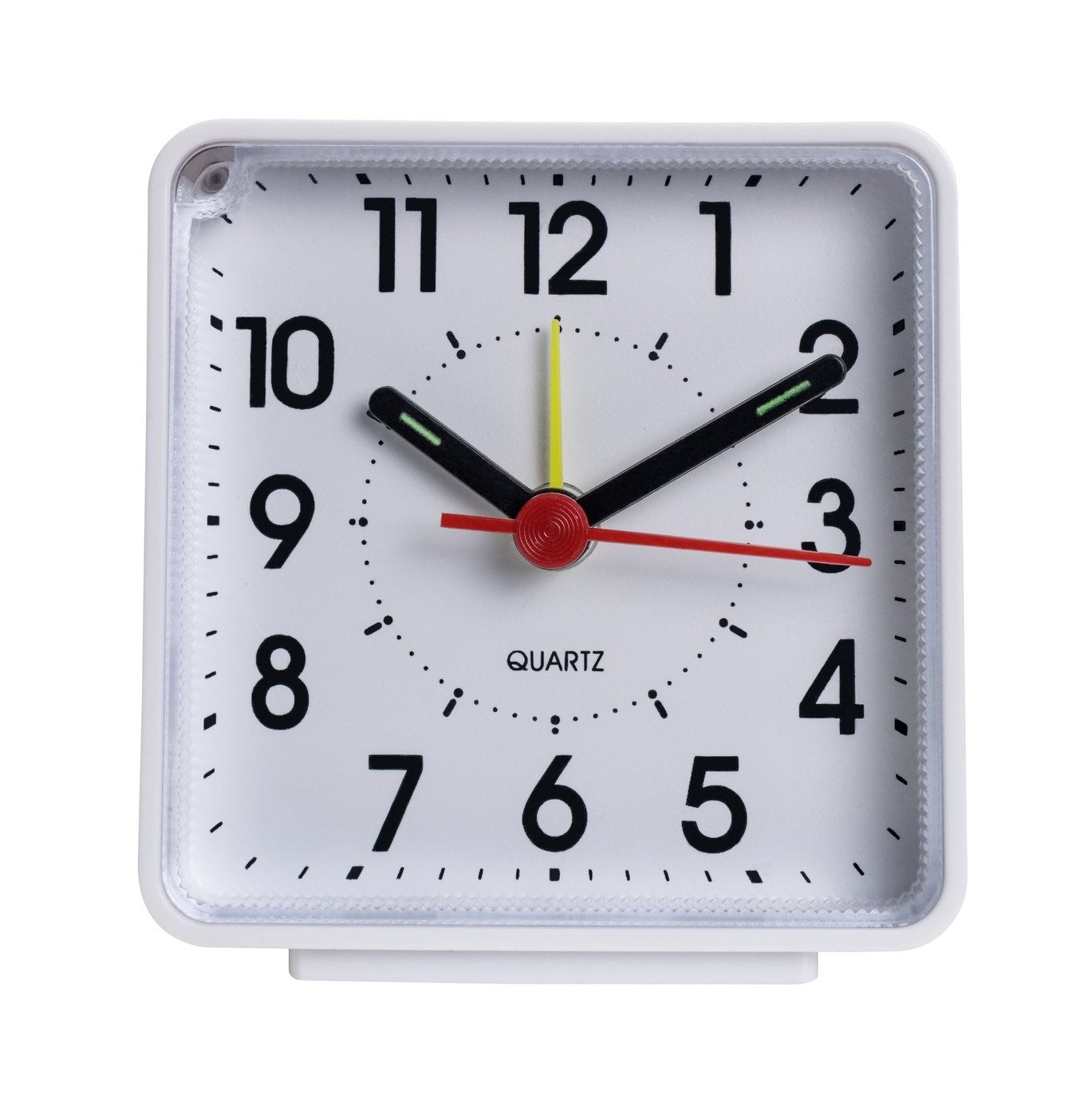Home Analogue Alarm Clock - White