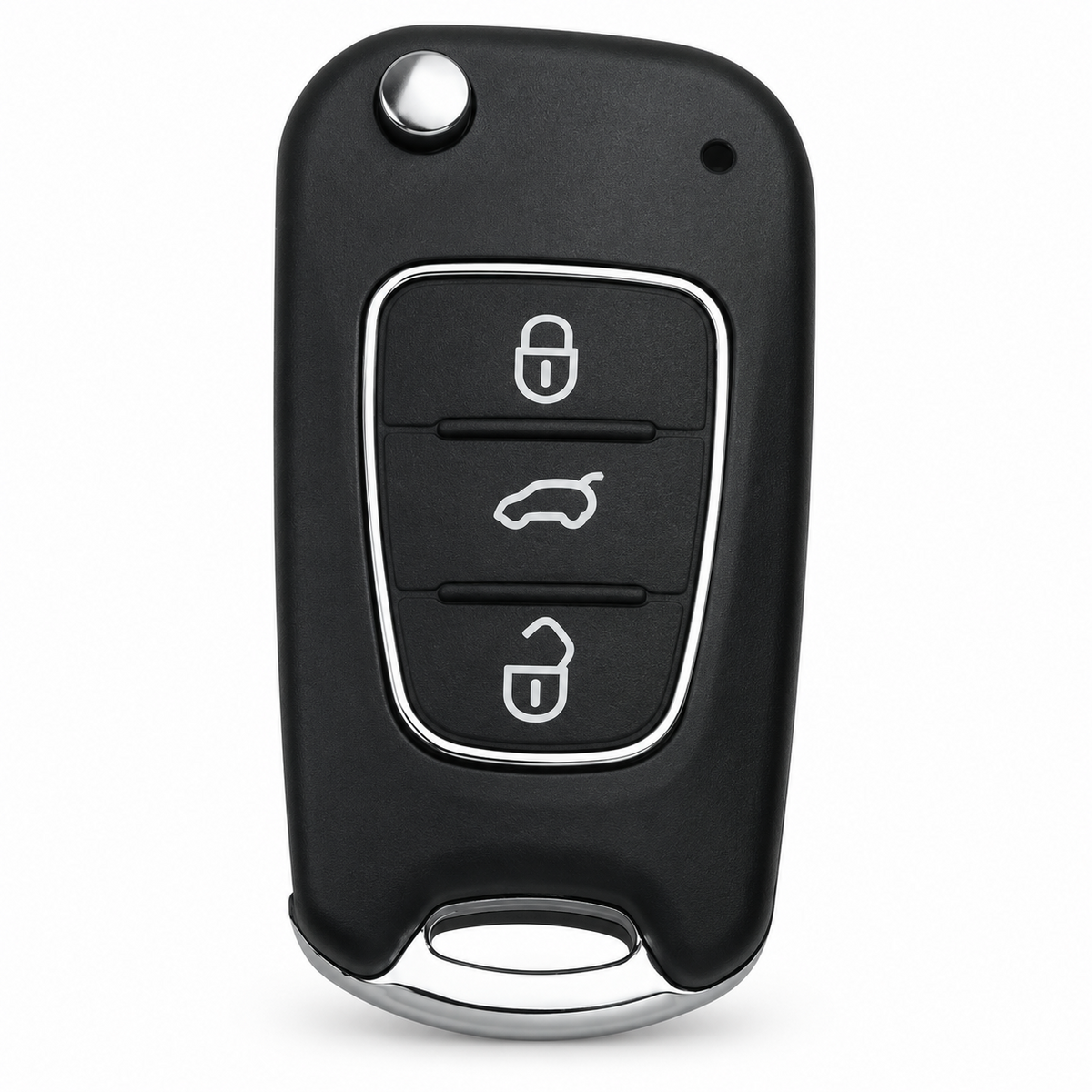 3 Button Flip Key Fob Case for Hyundai i10 i20 i30 Veloster ix20 ix35