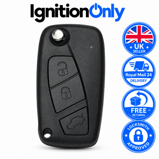433MHz ID48 3 Button Flip Remote Key for Fiat Stilo Punto Bravo Peugeot Boxer