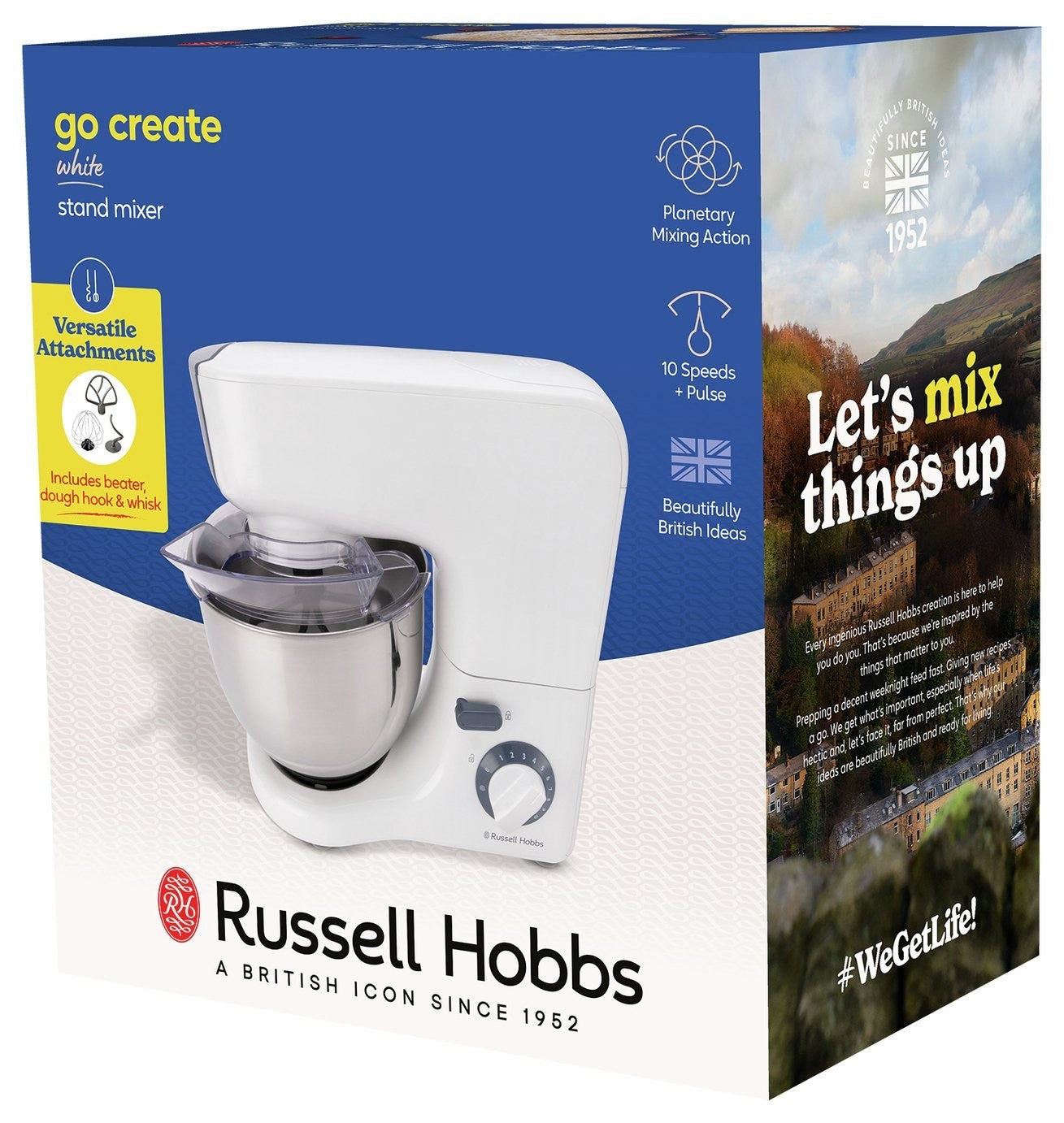 Russell Hobbs Go Create White Stand Mixer 27500