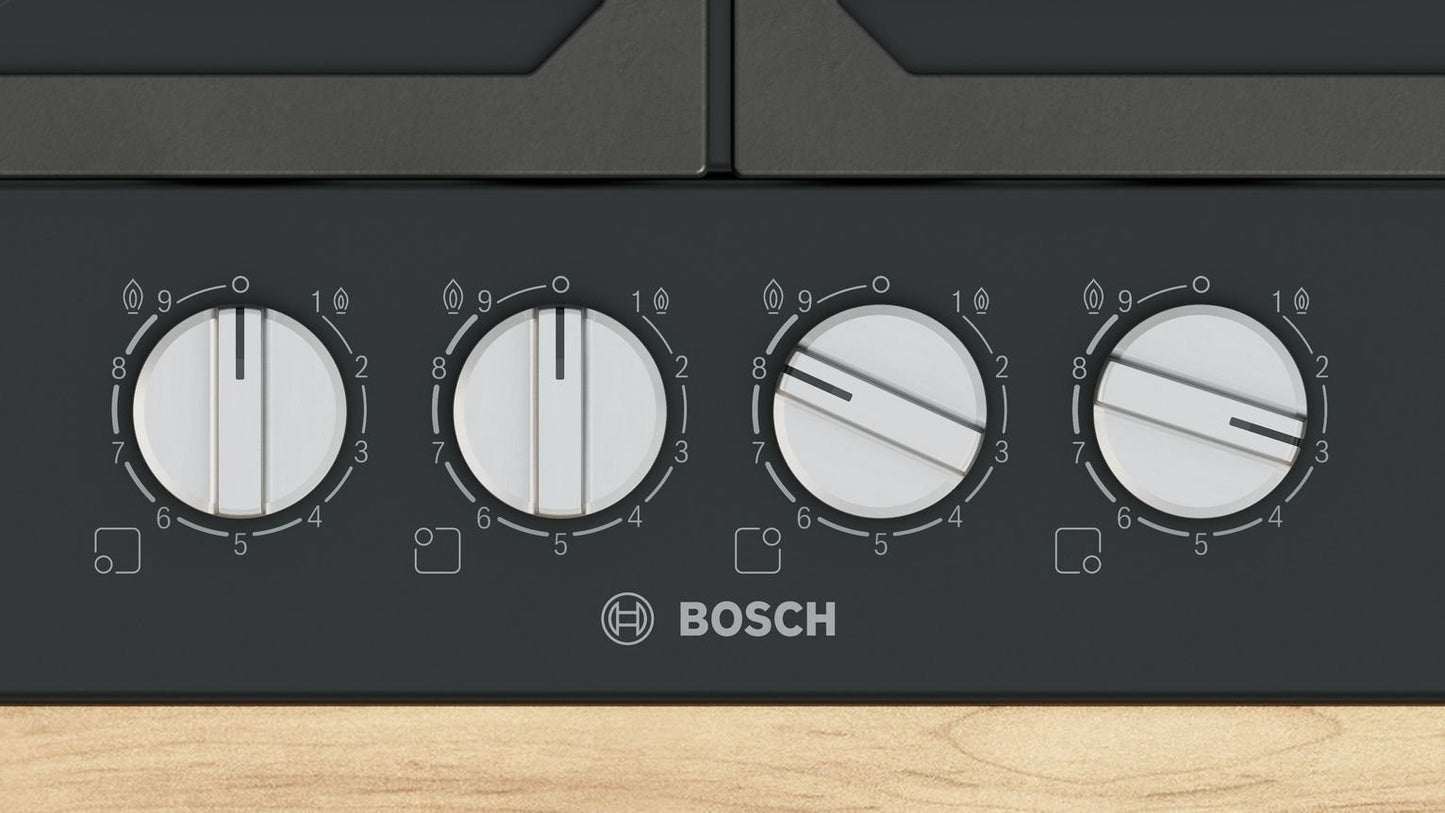 Bosch PCP6A6I90 Gas Hob - Black