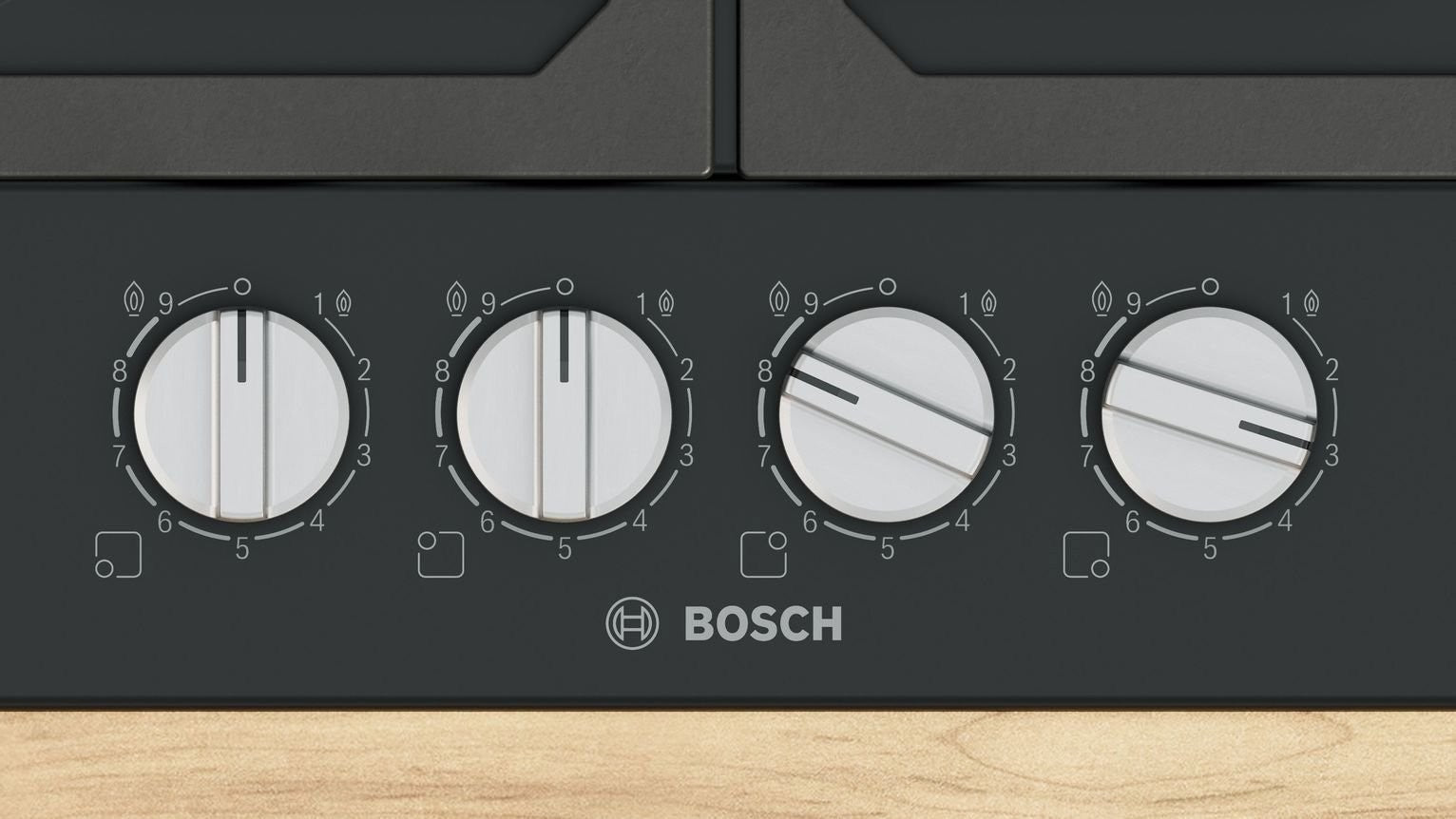 Bosch PCP6A6I90 Gas Hob - Black