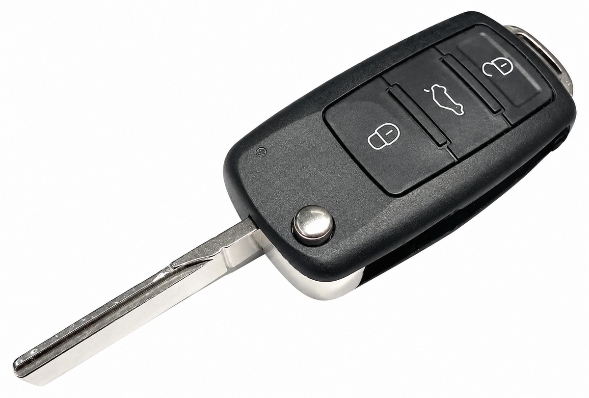 Audi A8 D3 Key Case 3 Button Flip Remote Fob HU66 Blade 2002-2009