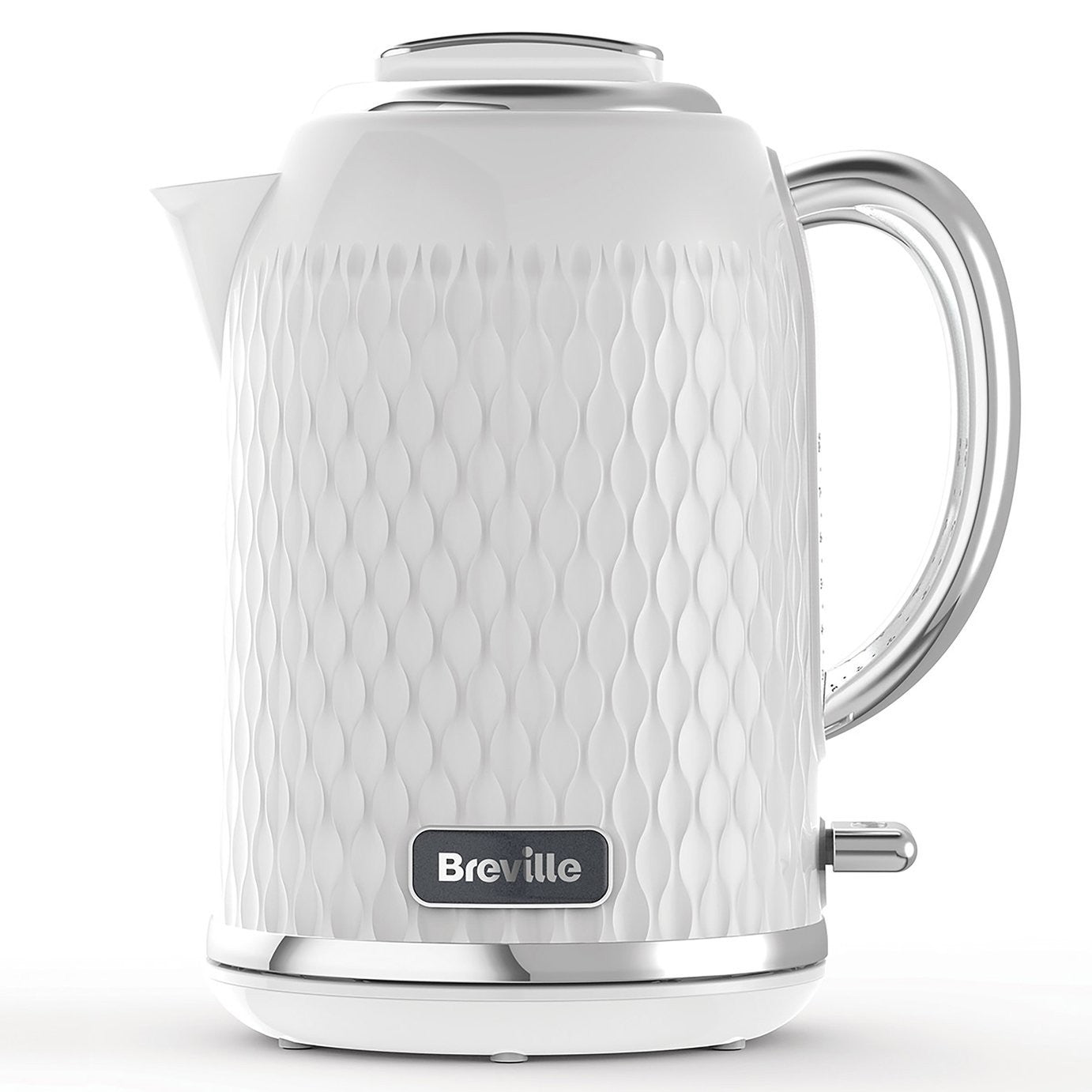 Breville VKT117 Curve Collection Jug Kettle 1.7L - White and Chrome