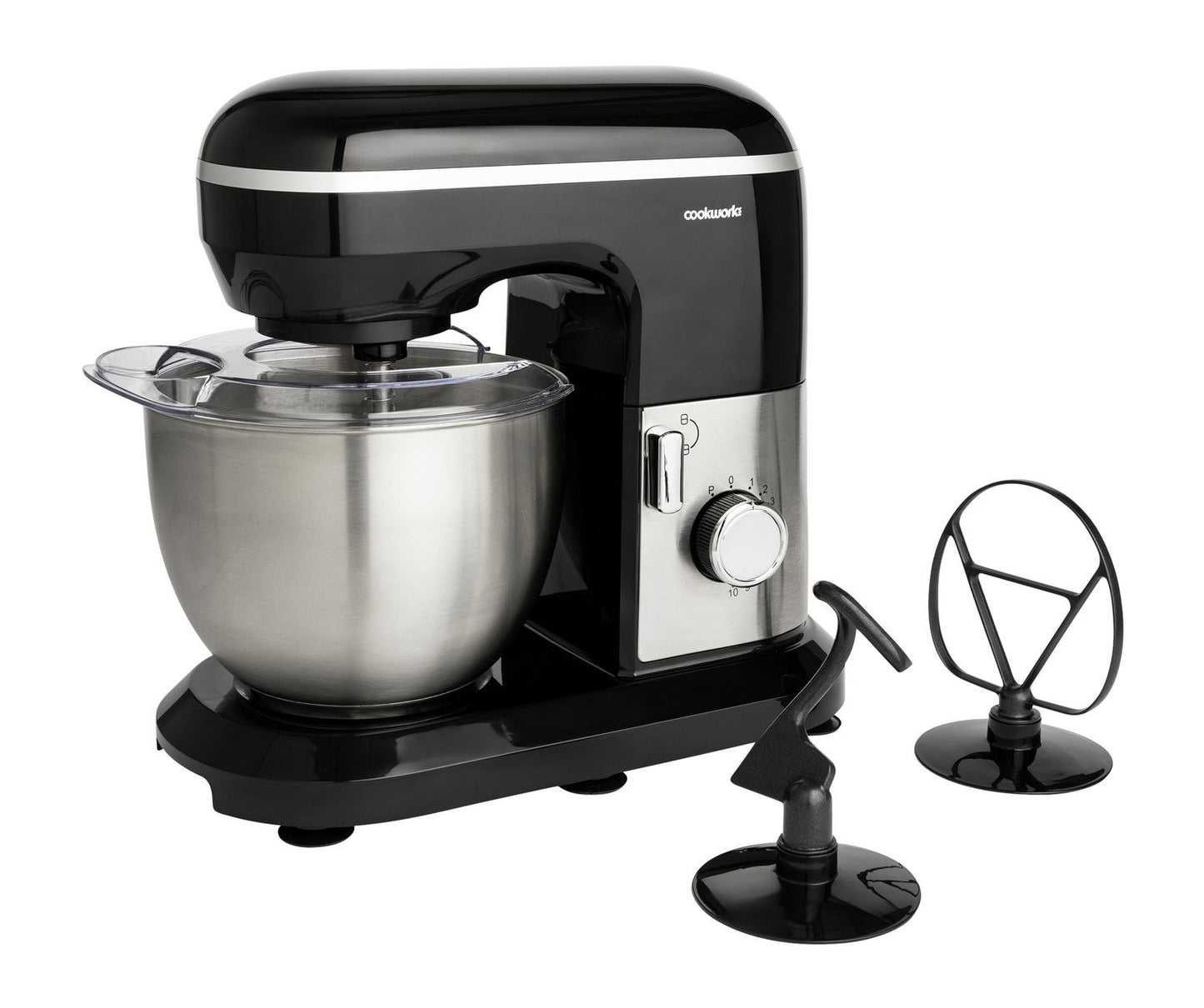 Cookworks KM6003B-GS Food Mixer with Stand - Black