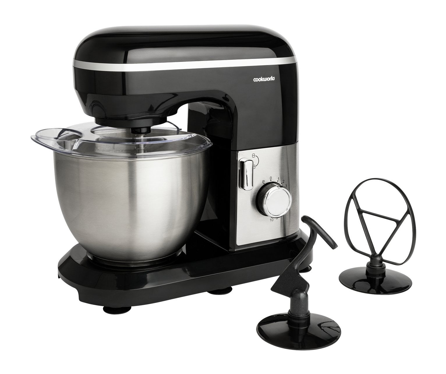 Cookworks KM6003B-GS Food Mixer with Stand - Black