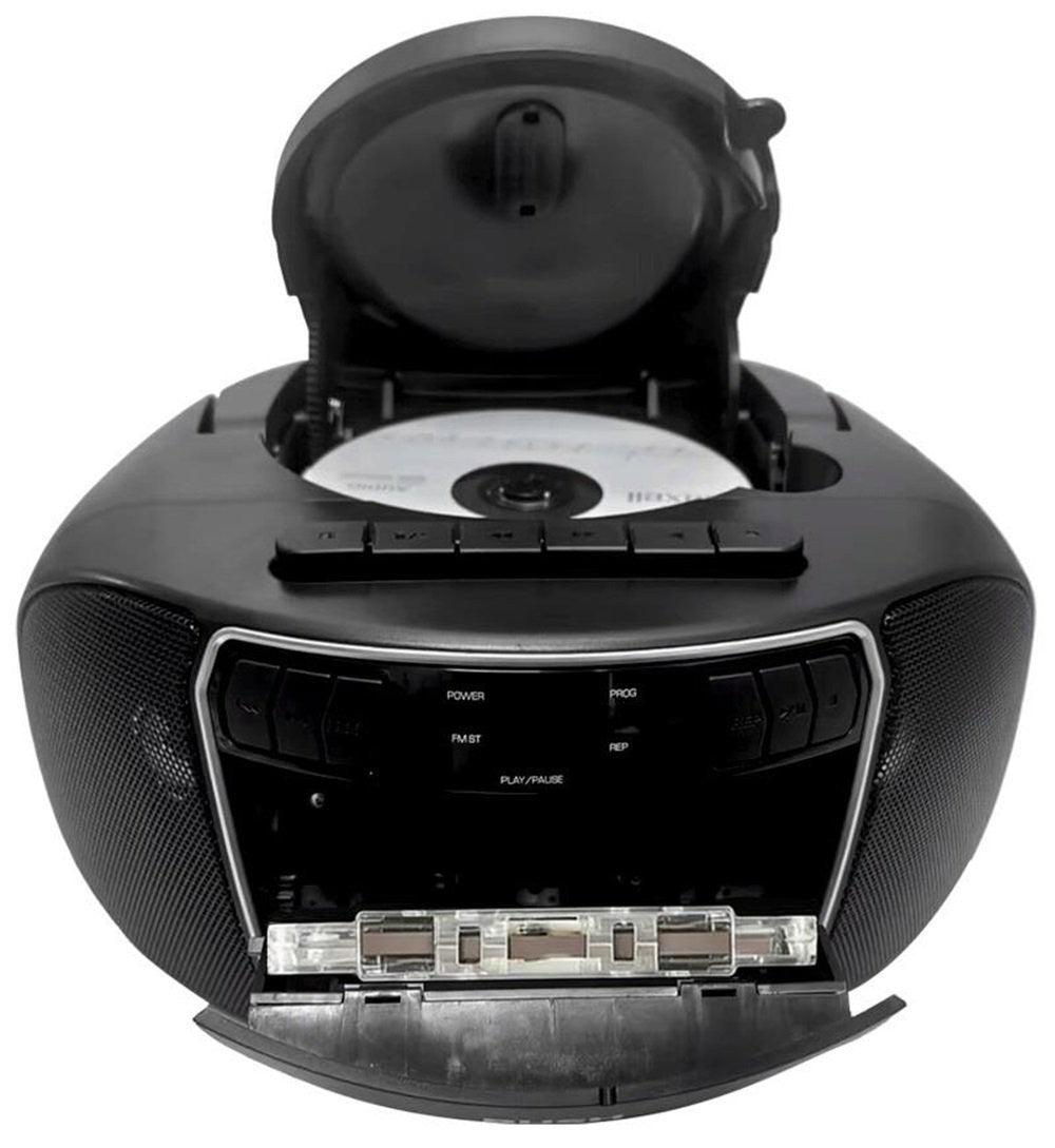 Bush Portable CD/FM Radio Cassette Stereo Boombox