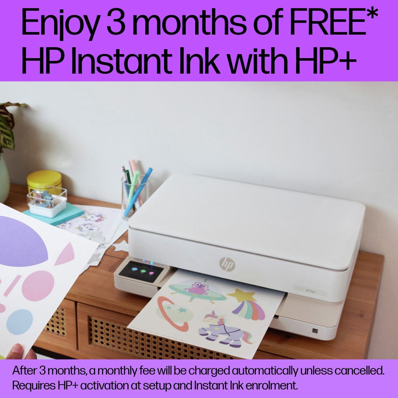 HP Envy 6120e Wireless Photo Printer &  Instant Ink