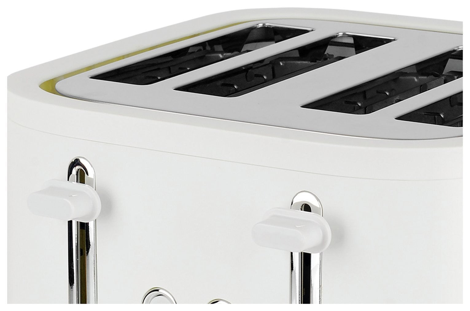 Cookworks T3225BE Scandi Style 4 Slice Toaster - White