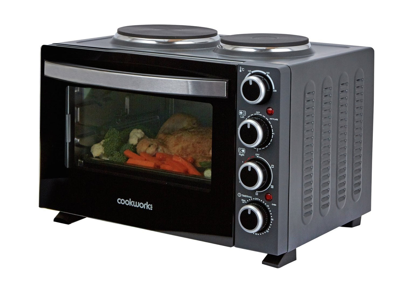 Cookworks 28L Mini Oven with Hob