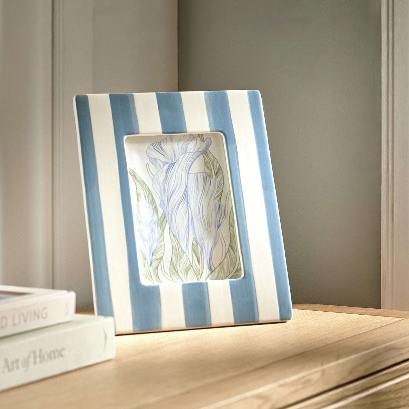 Habitat Blue Ceramic Picture Frame - 5x7"