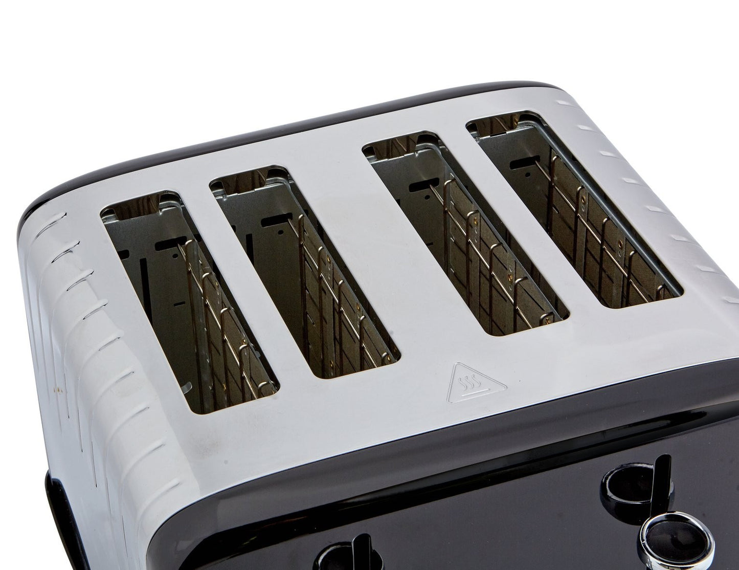 Cookworks Pyramid 4 Slice Toaster - Black