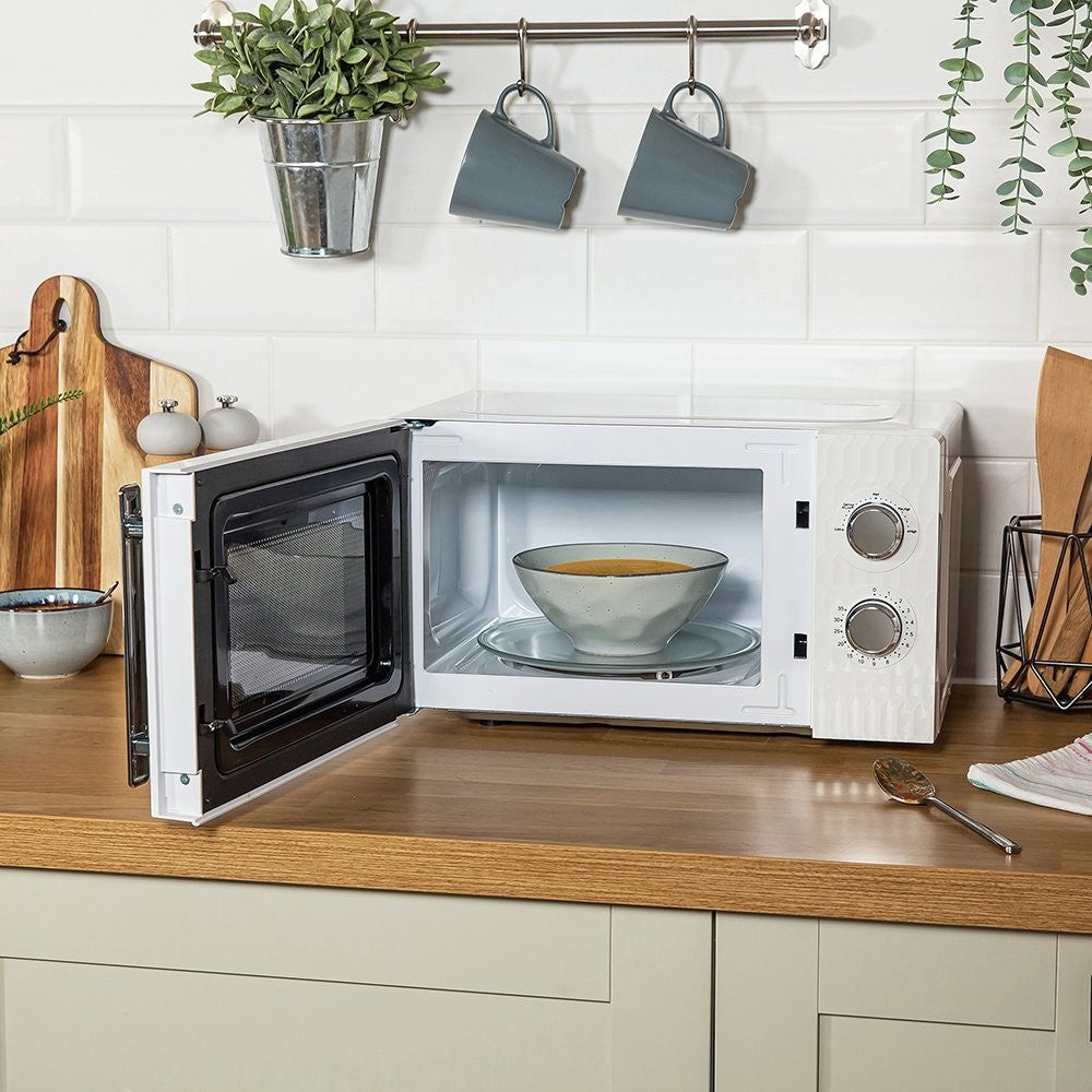 Russell Hobbs RHMM715 Manual Microwave Oven 17L Honeycomb Freestanding 700w