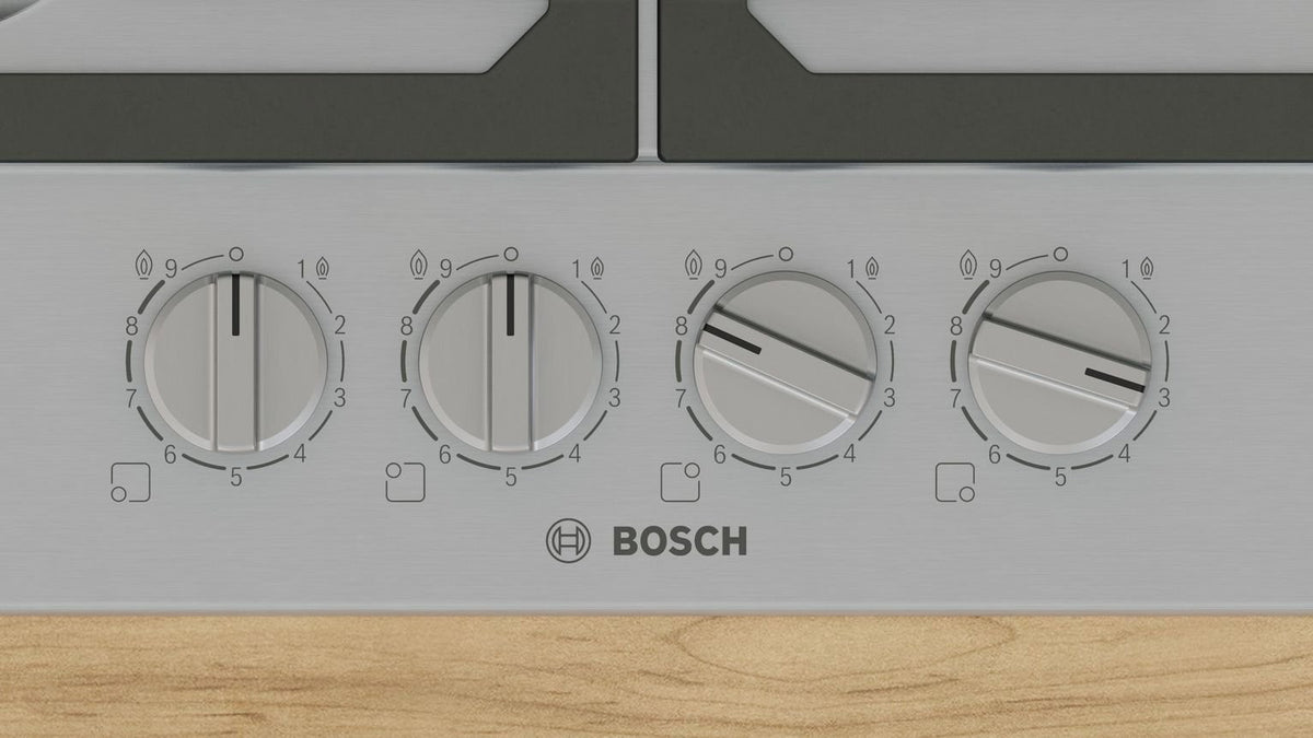 Bosch PCP6A5I90 Gas Hob - Stainless Steel