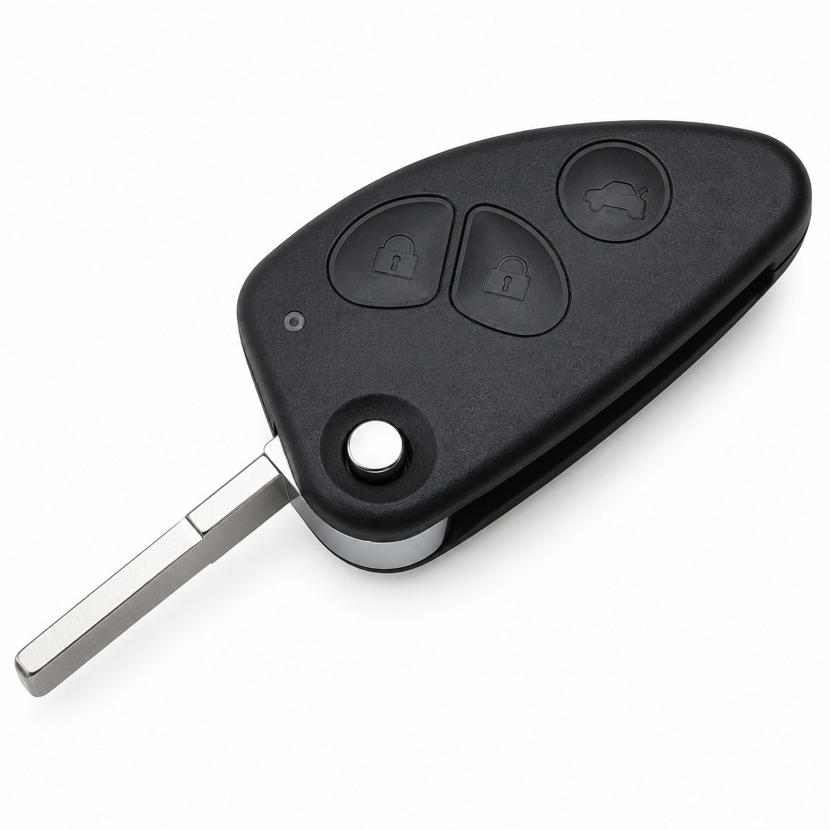 Replacement 3 Button Flip Remote Key Fob Case for Alfa Romeo 147 166 GT