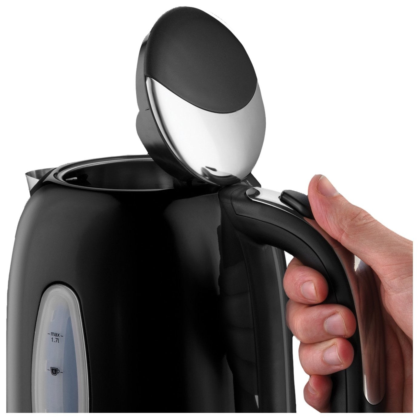 Russell Hobbs 25511 Worcester Stainless Steel Kettle - Black