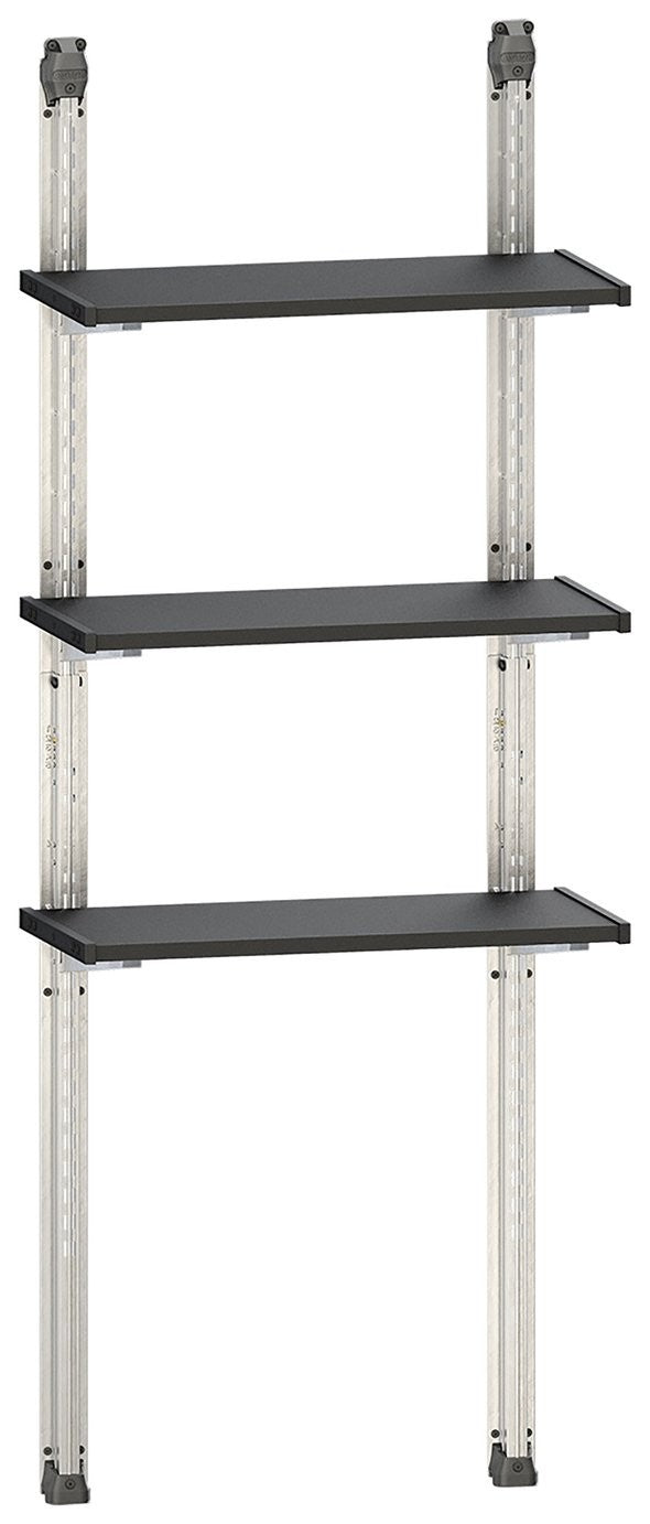 Keter Shed Adjustable Shelving Kit | 3 Shelves | 70cm | Steel Brackets