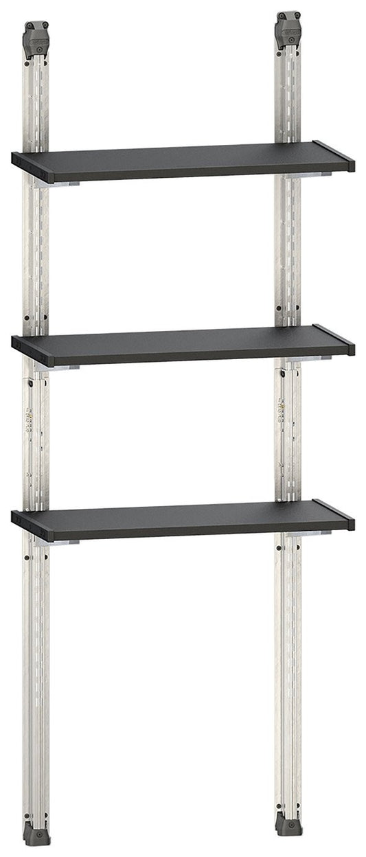 Keter Shed Adjustable Shelving Kit | 3 Shelves | 70cm | Steel Brackets