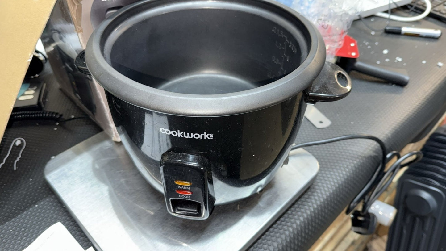 Cookworks 1.5L Rice Cooker - Black