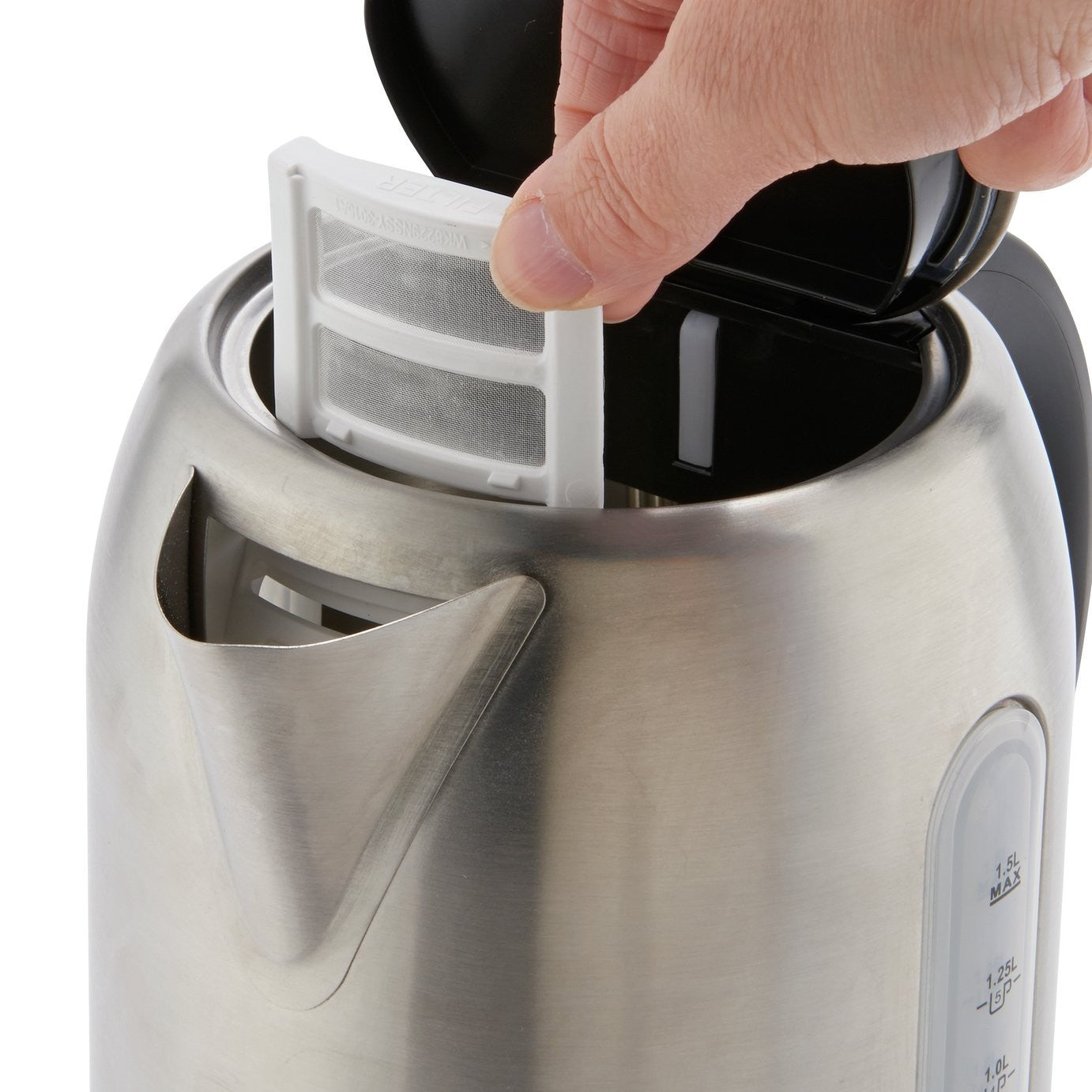 Cookworks Illuminated Kettle - Brushed Stainless Steel