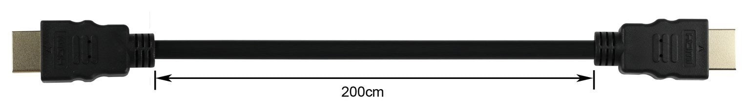2m HDMI Cable - Black