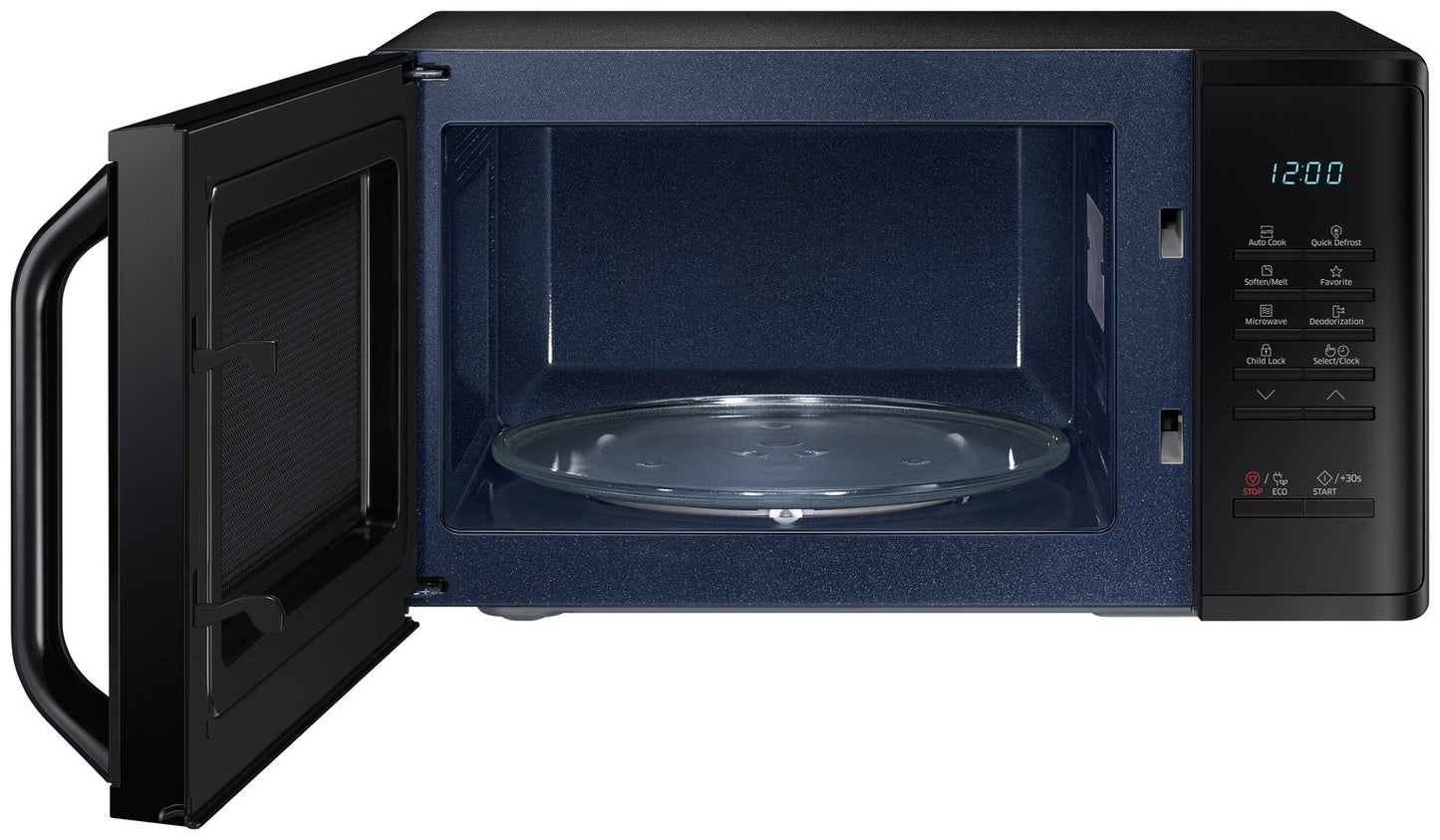 Samsung 800W 23L Standard Microwave MS23K3513AK Defrost option 6program- Black