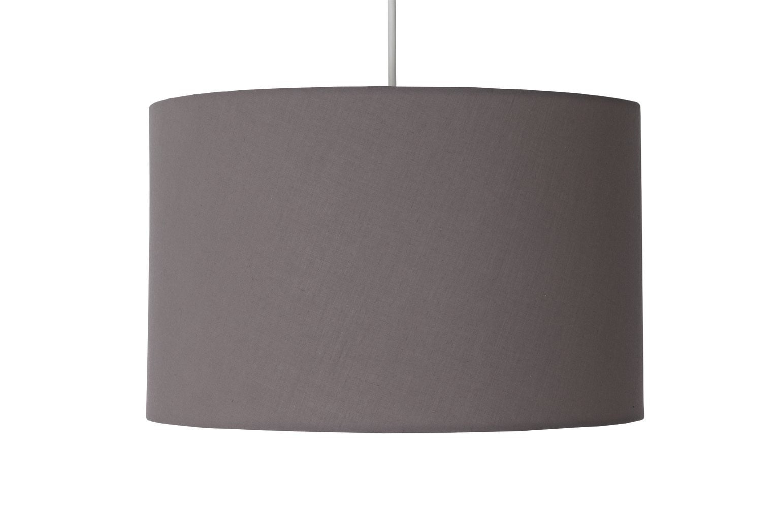 Home Grey Easy Fit Lampshade - 40cm