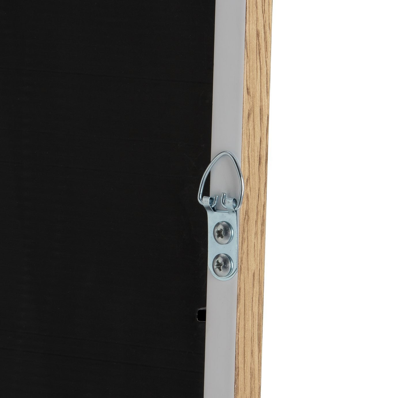 Home Essentials Oak Effect Square Wall Mirror -55x55cm
