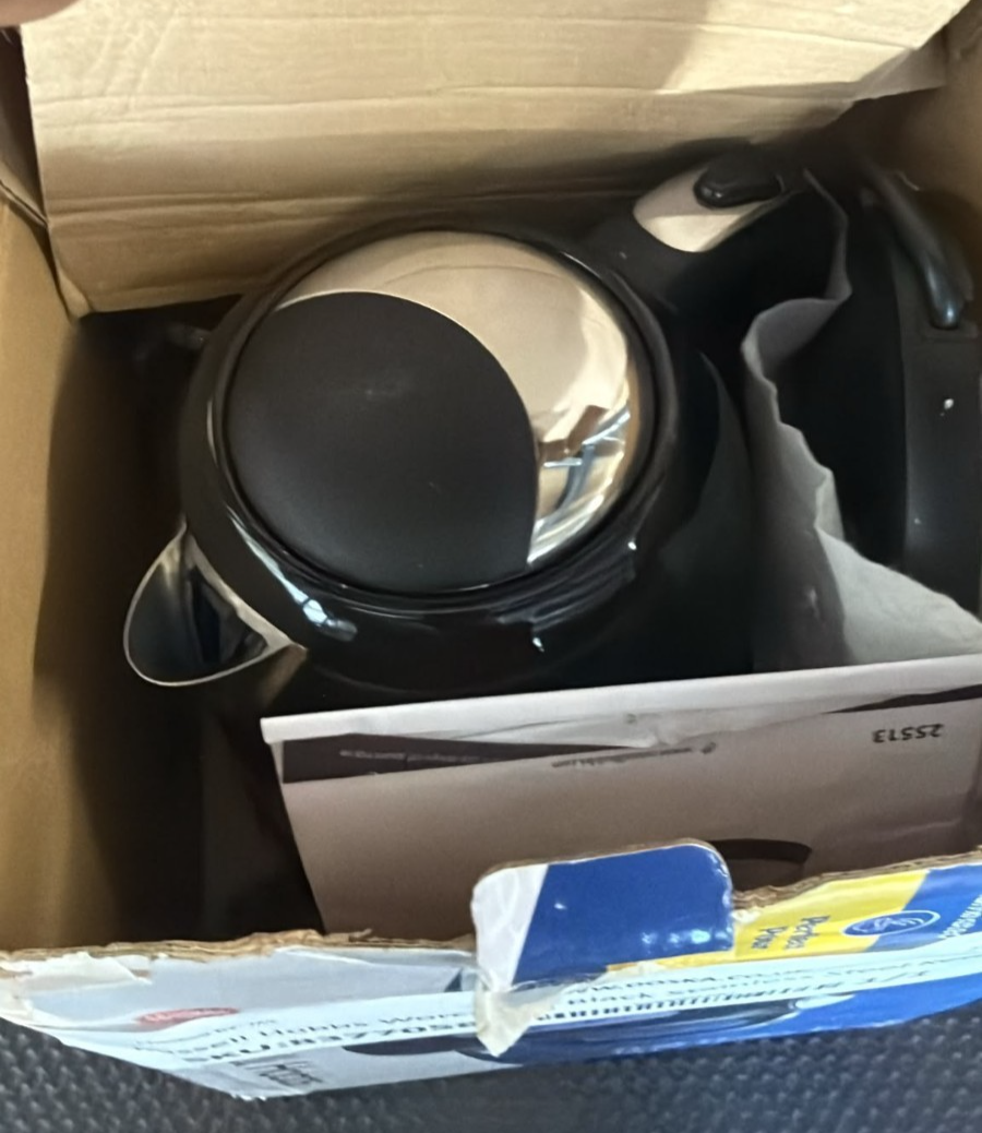 Russell Hobbs 25511 Worcester Stainless Steel Kettle - Black