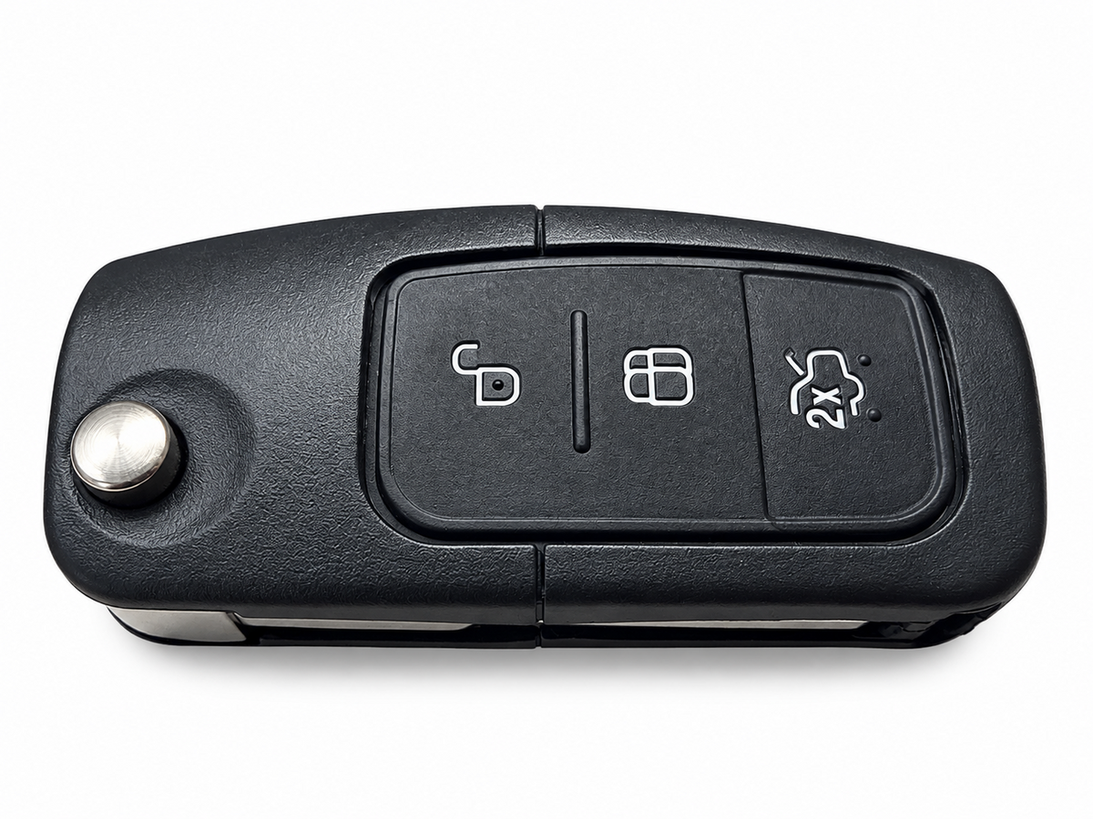 Ford Focus MK2 Key Case 3 Button Flip Remote Fob HU101 Blade 2005-2010