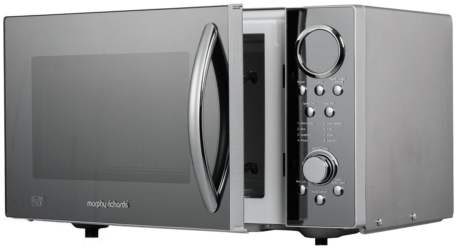 Morphy Richards 900W Standard Microwave - Silver