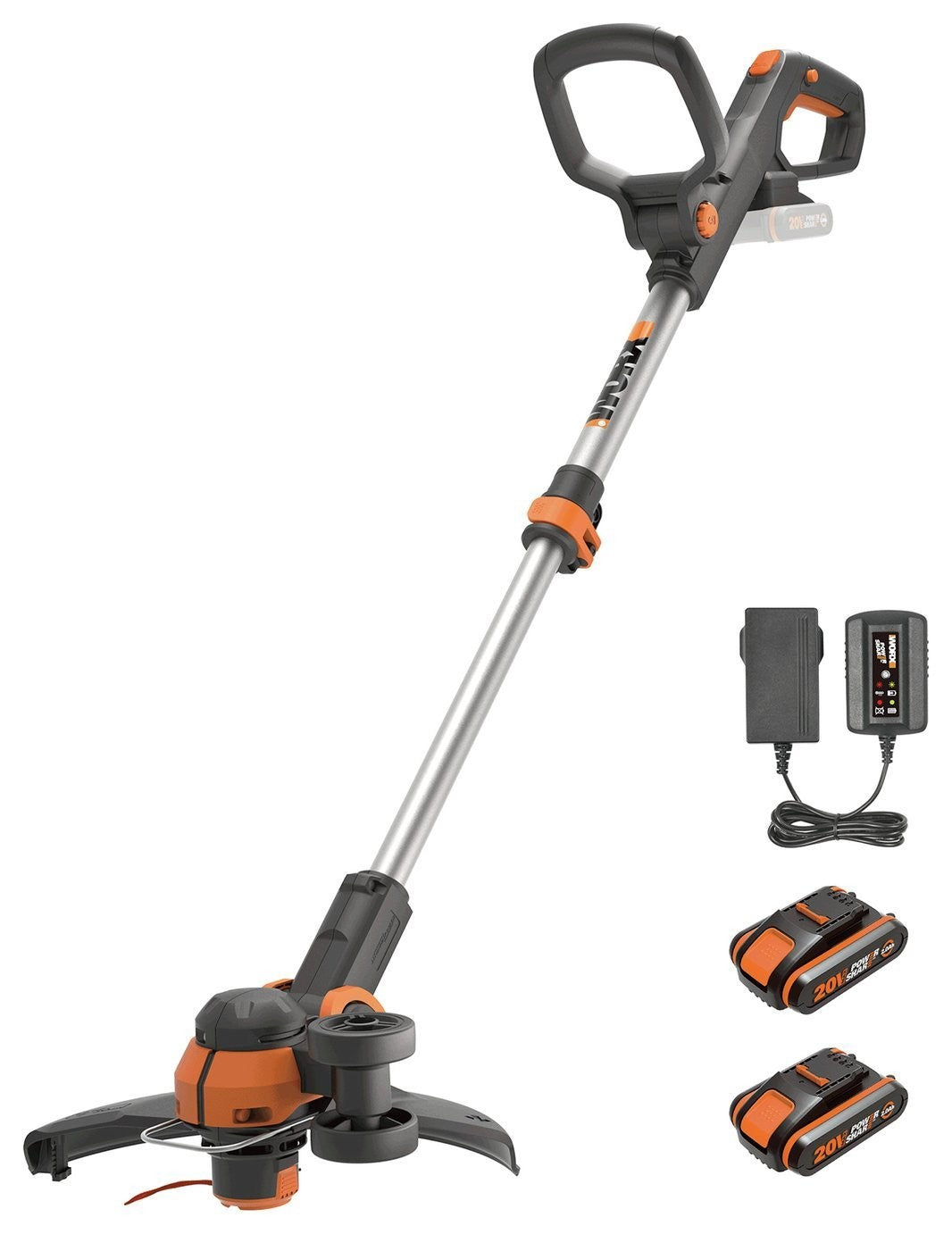 Worx 30cm Cordless Grass Trimmer with 1 Batteries - 20V