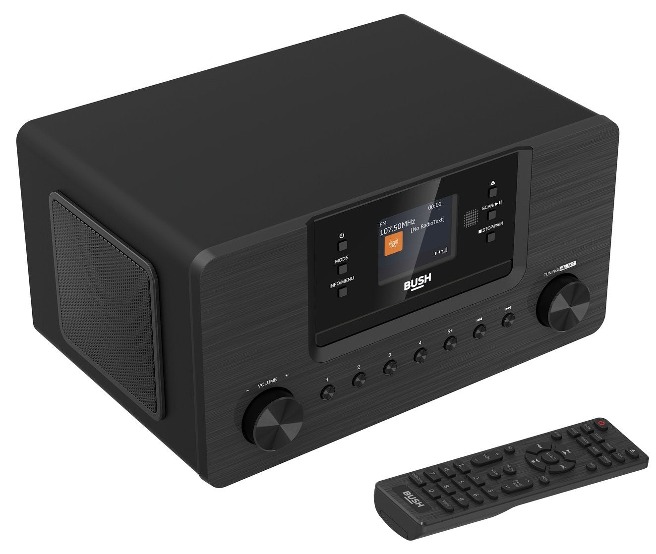 Bush All-In-One Bluetooth CD DAB+ Micro System