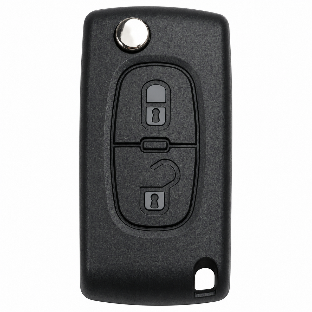 2 Button Flip Remote Key Fob Case Shell for Citroen C2 C3 Berlingo 2005-2010