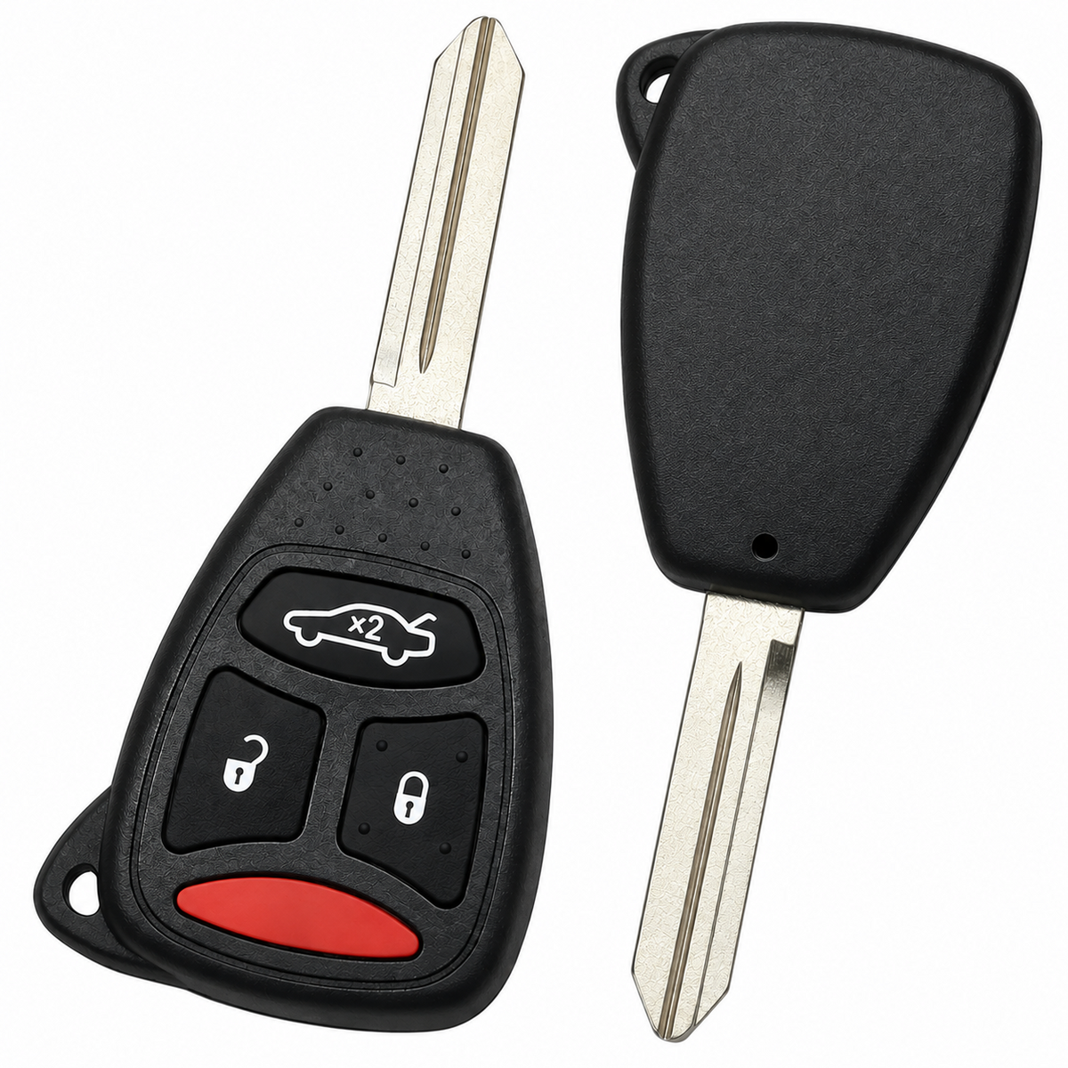 Chrysler Dodge 300C Key Case 3+1 Button Remote Fob Cover