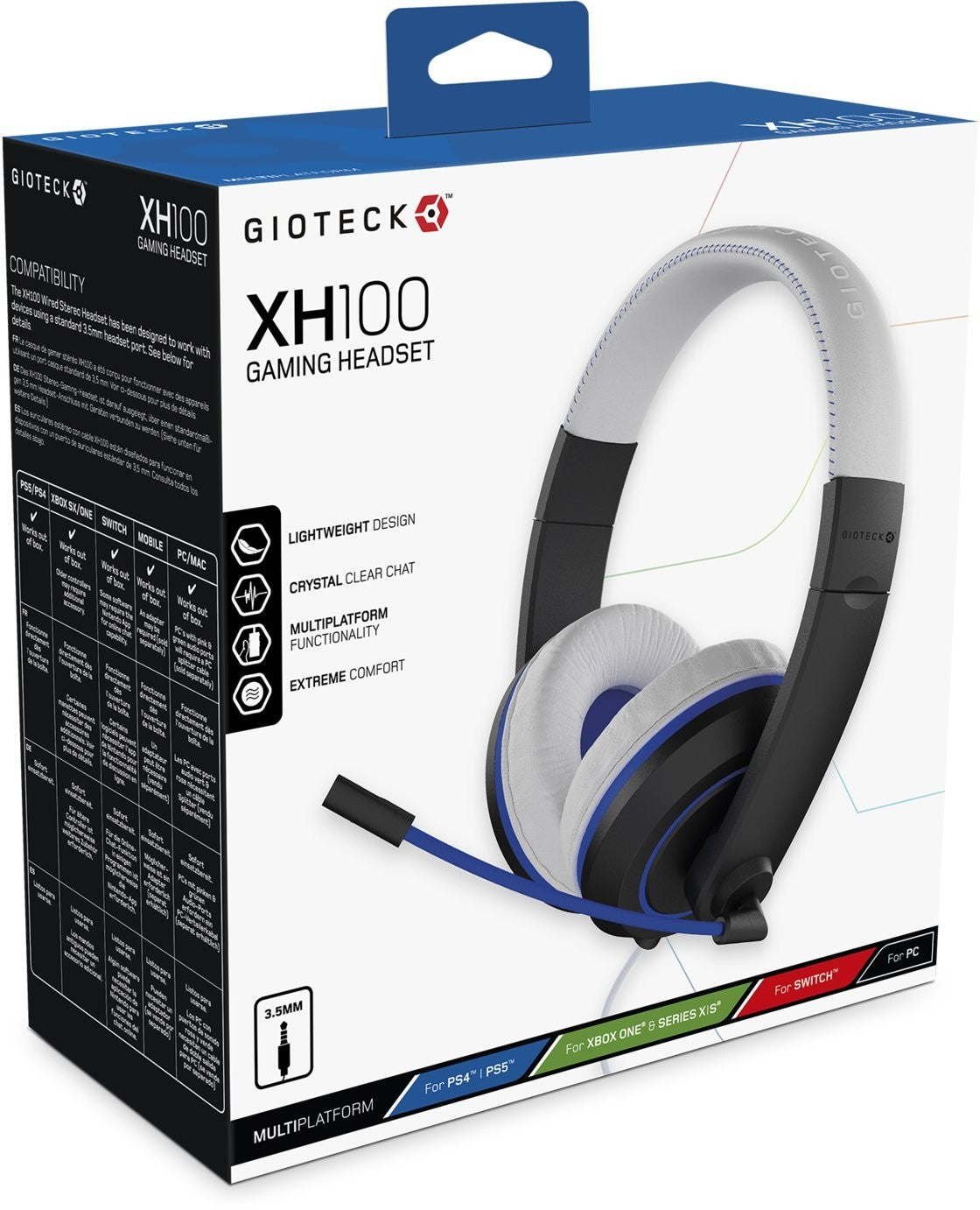 Gioteck XH100P PS5, PS4, Xbox, Switch, PC, Headset