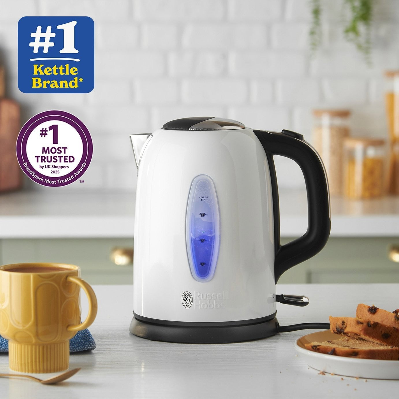 Russell Hobbs 25516 Worcester Jug Kettle - White