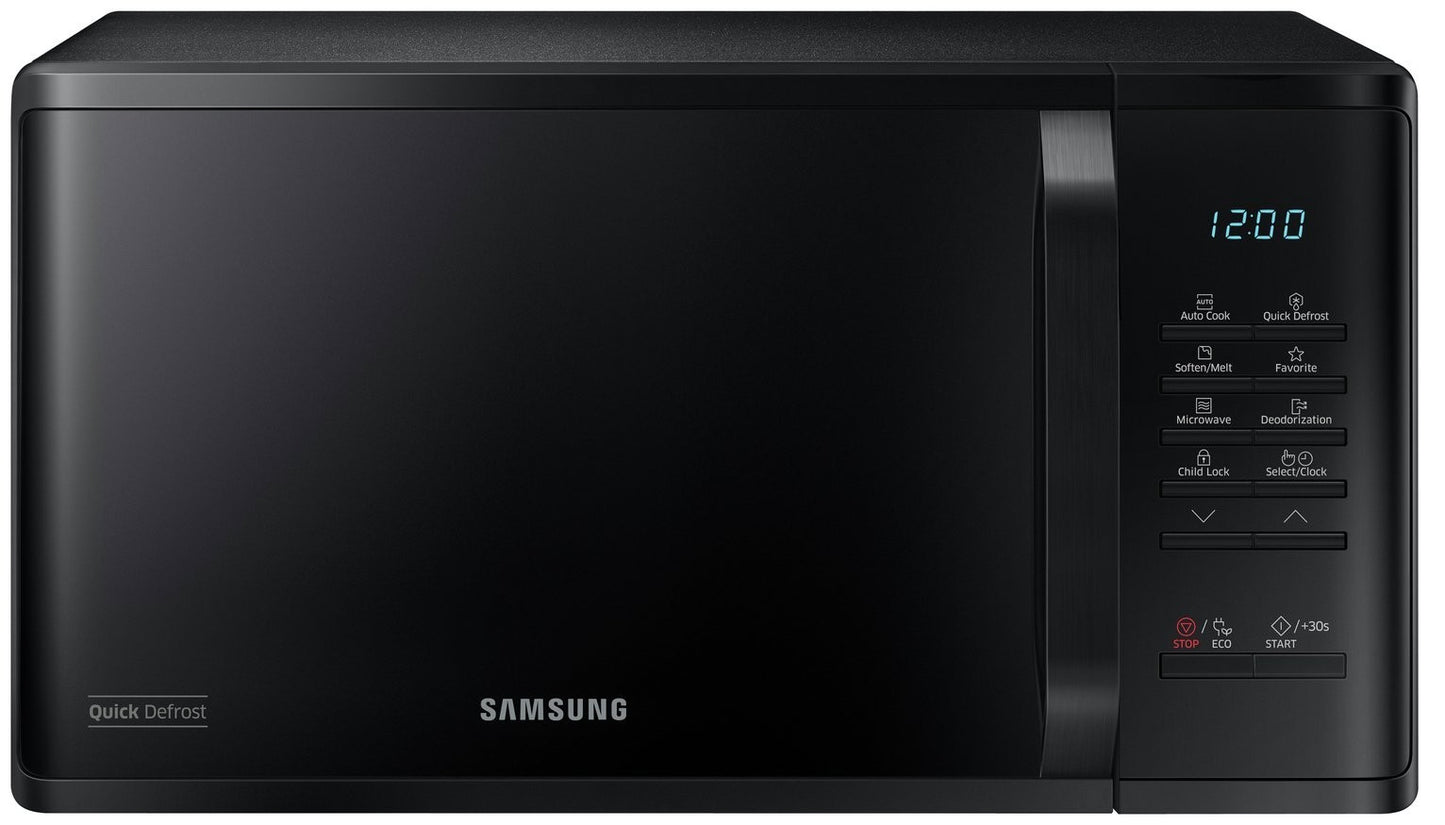 Samsung 800W 23L Standard Microwave MS23K3513AK Defrost option 6program- Black