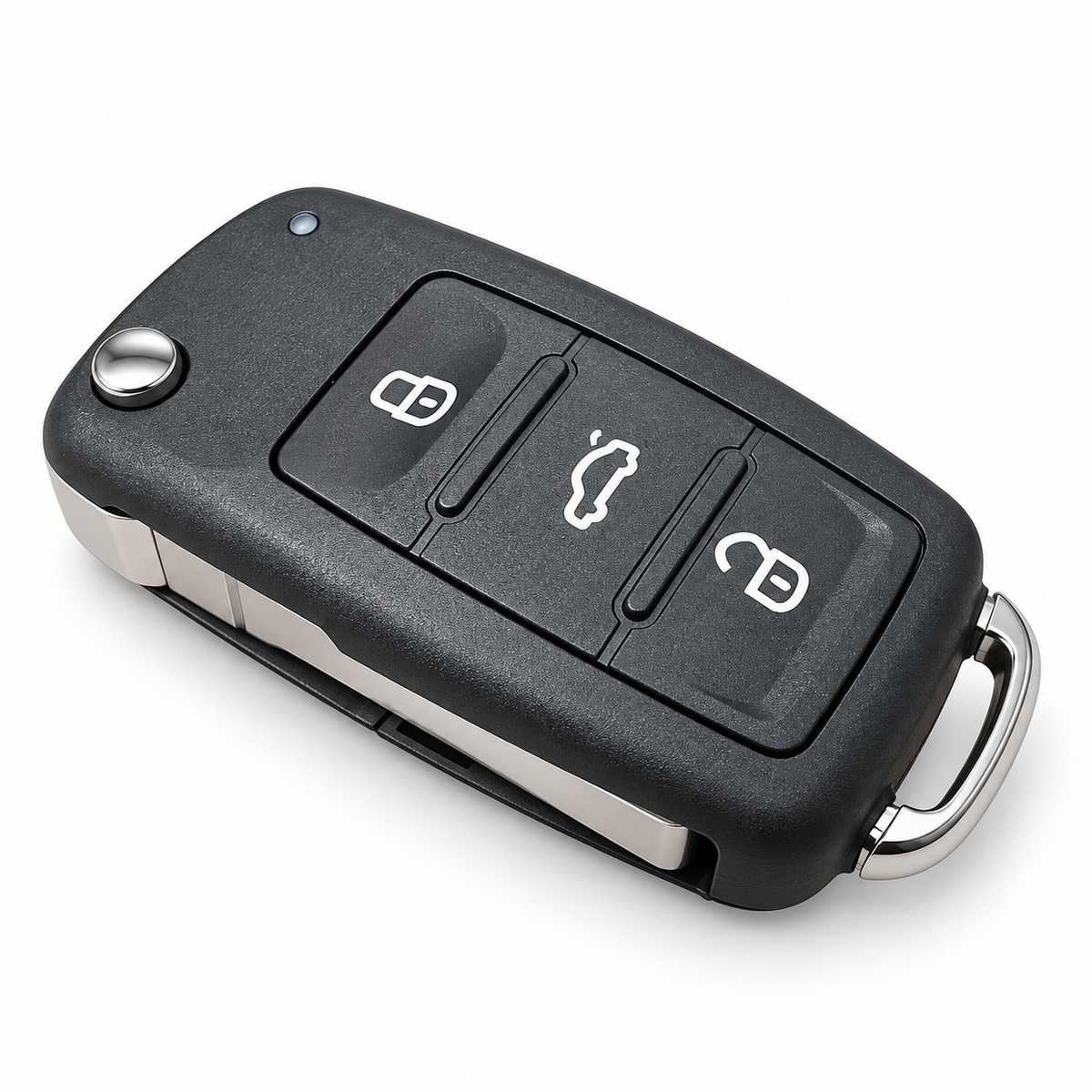 3 Button Flip Remote Key Fob Case Shell for VW Volkswagen Golf MK6 2010-2013
