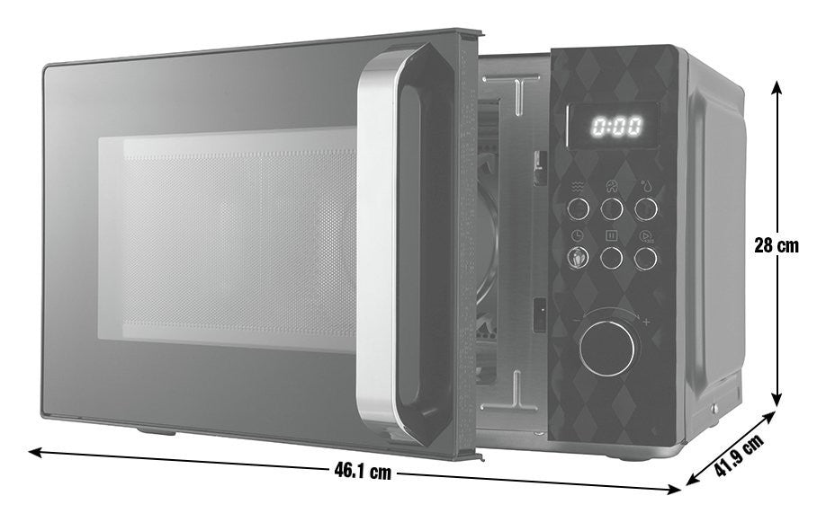 De'Longhi Brillante 23L 900W Combination Microwave - Black