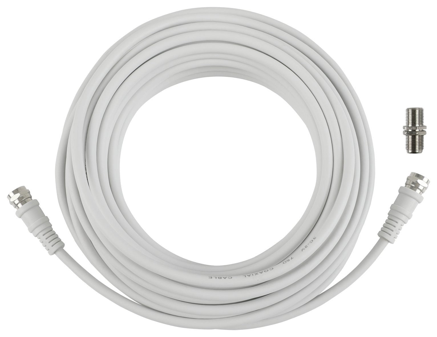 10m Satellite Extension Lead - Nickel Plated