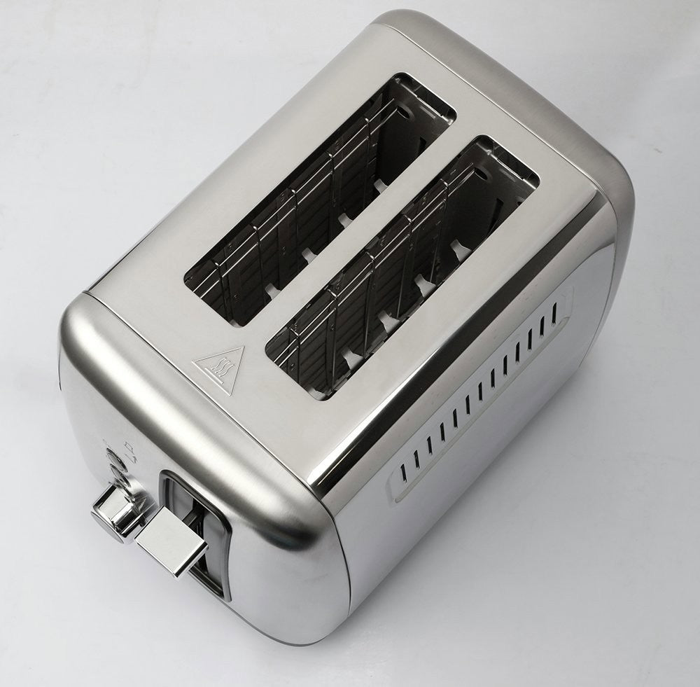 Cookworks 2 Slice Toaster - Stainless Steel