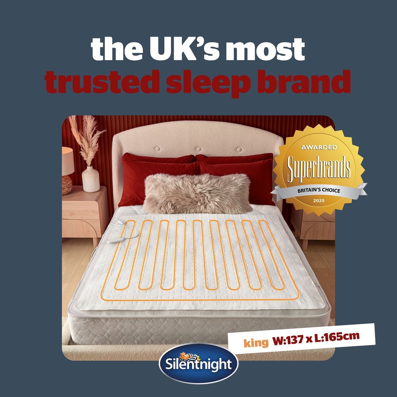Silentnight Comfort Control Electric Underblanket - Kingsize
