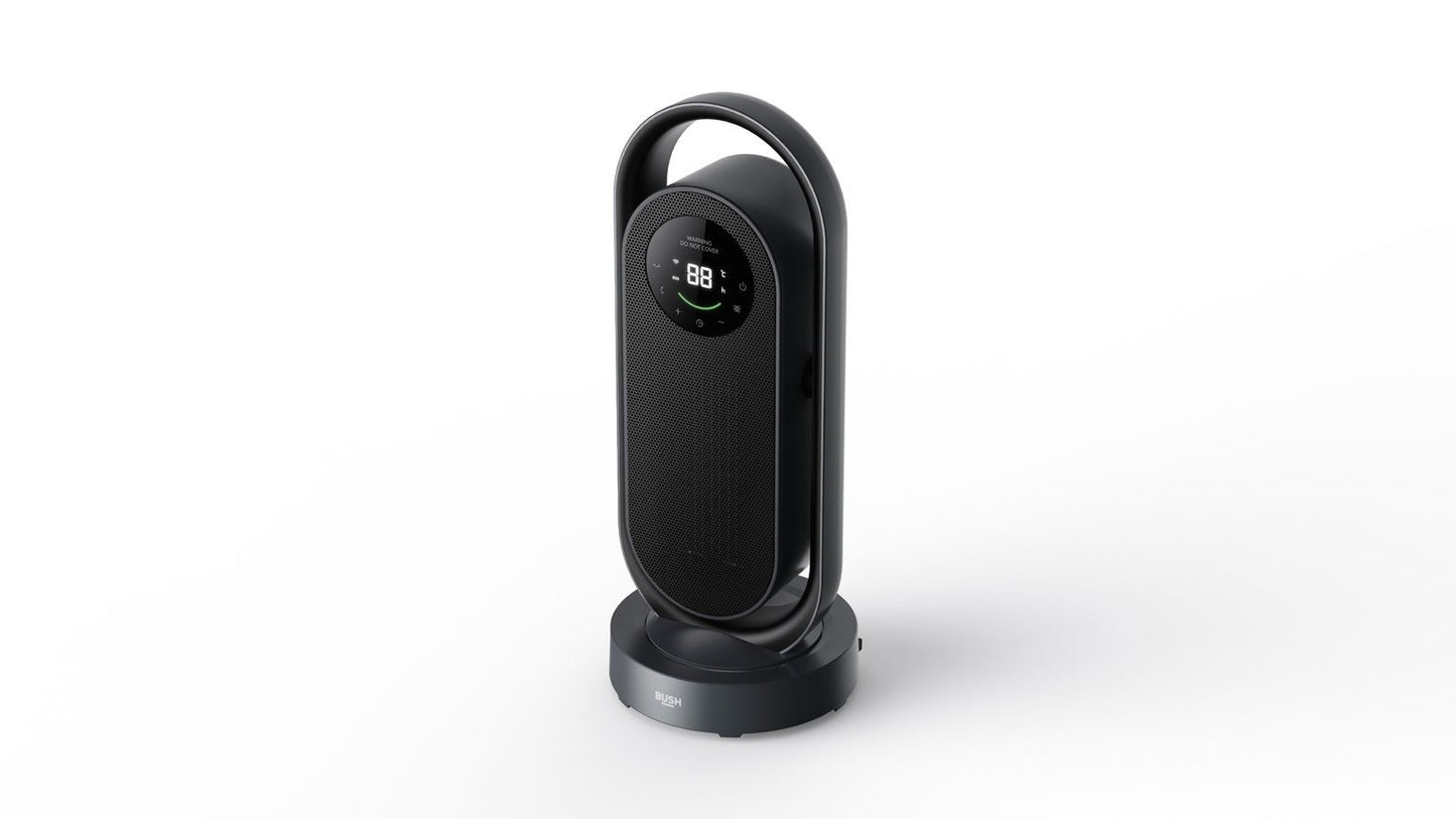 Bush 2kW Digital Dual Oscillating Ceramic Tower Fan Heater