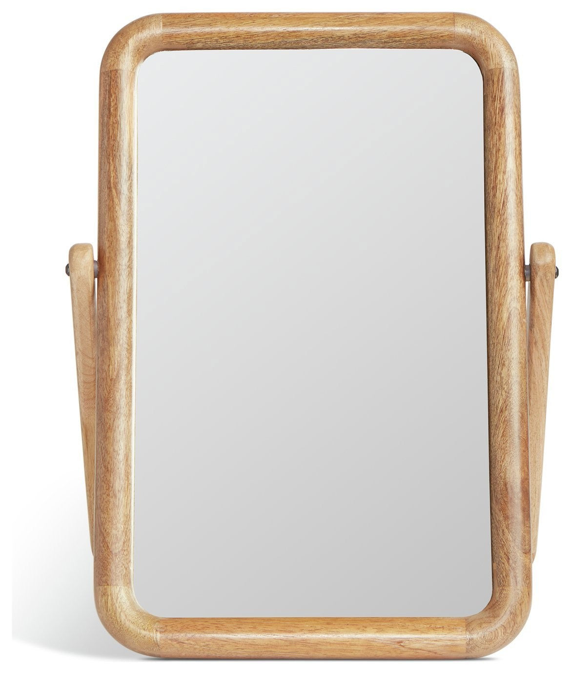 Habitat Chunky Mango Wood Dressing Table Mirror - 53x39cm