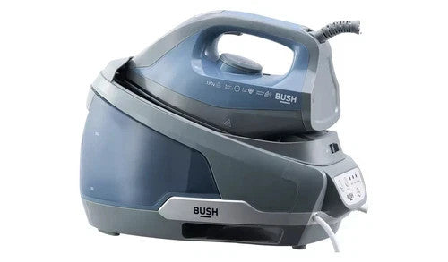 Bush Steam Iron Station 2200W 5 Bar Pump Powerful Display EB2480 7128222 R