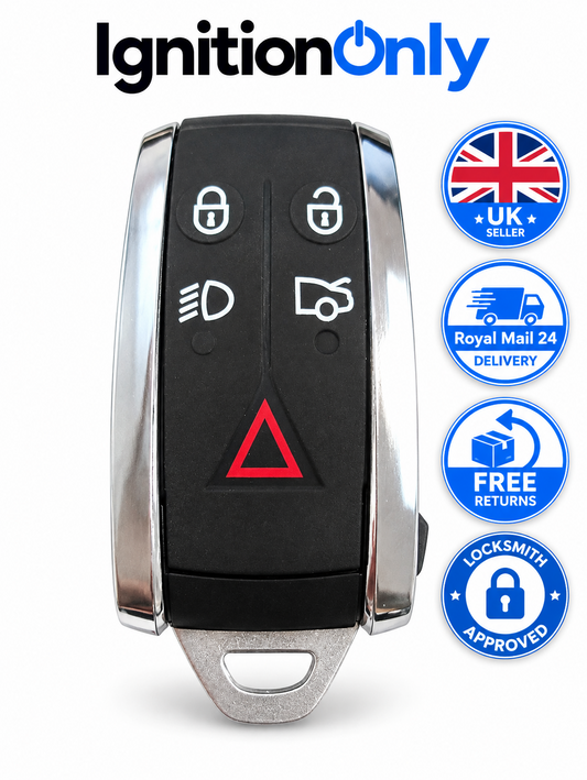 Jaguar XF X250 Key Case 5 Button Remote Fob Shell Housing 2007-2012