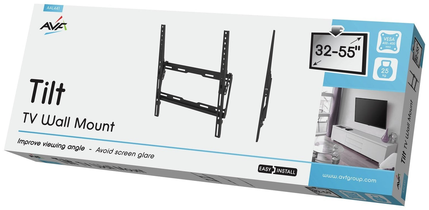 AVF Standard Tilting Up to 55 Inch TV Wall Bracket