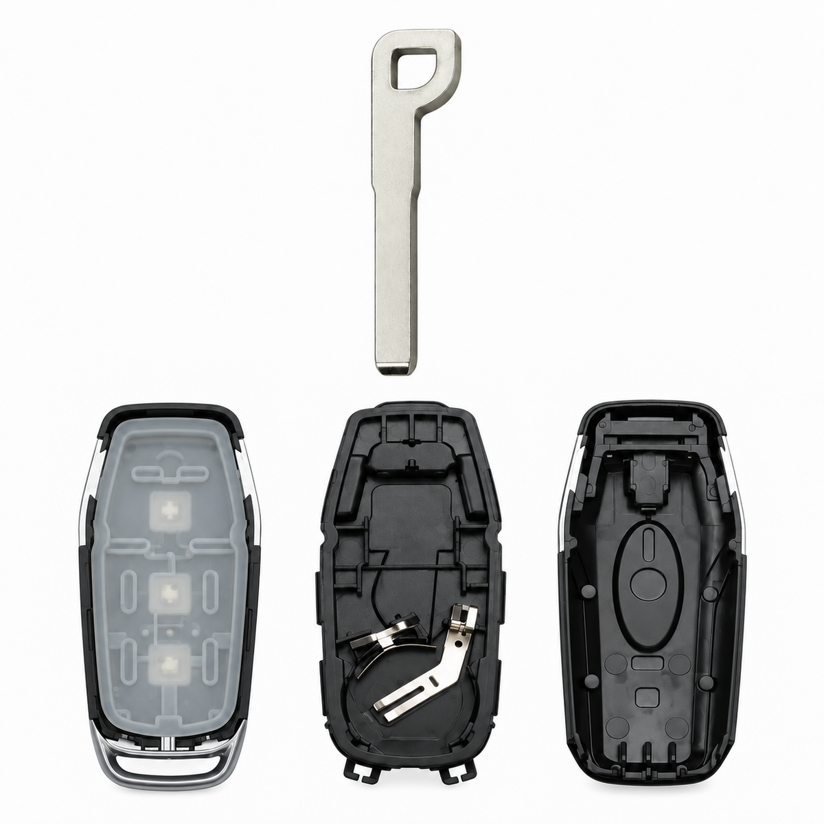 3 Button Smart Key Fob Case for Ford Mondeo 2014-2018 Keyless Entry