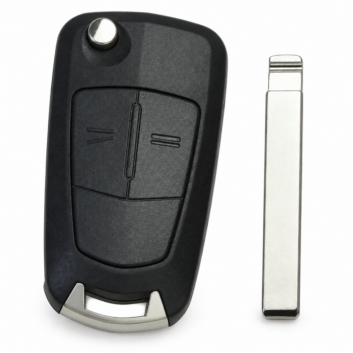 Vauxhall Corsa D 2007-2014 2 Button Flip Remote Key Fob Case Shell HU100